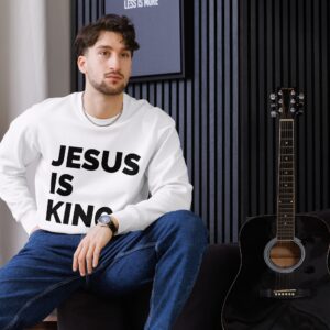 JIK Unisex White Sweatshirt